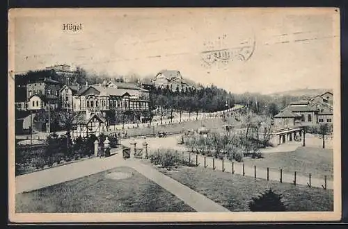 AK Essen /Ruhr, Villa & Stadtteil Hügel