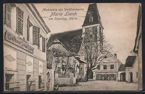 AK Maria Laach am Jauerling, Marktplatz des Wallfahrtsortes