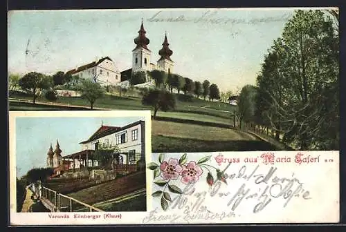 AK Maria-Taferl, Wallfahrtskirche, Veranda Eilnberger (Klaus)