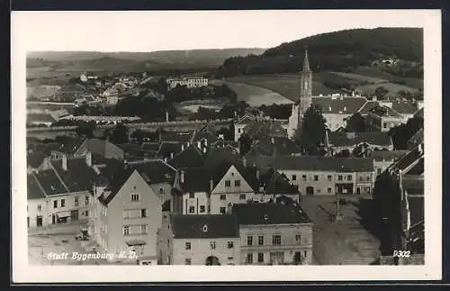 AK Eggenburg, Teilansicht der Stadt