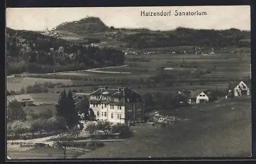 AK Hatzendorf, Blick zum Sanatorium