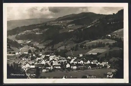 AK Oberzeiring, Totalansicht von einen Berg aus