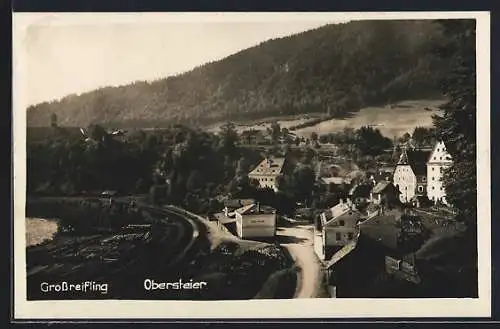 AK Grossreifling /Obersteier, Ortsansicht aus der Vogelschau