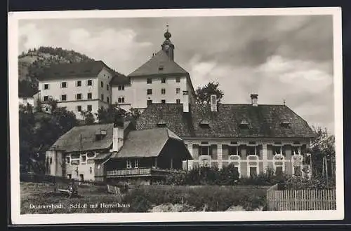 AK Donnersbach, Schloss mit Herrenhaus