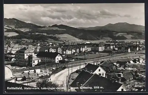 AK Knittelfeld /Steiermark, Lobmingerviertel gegen Grössing