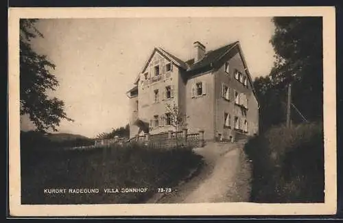 AK St. Radegund am Schröckl, Villa Sonnhof