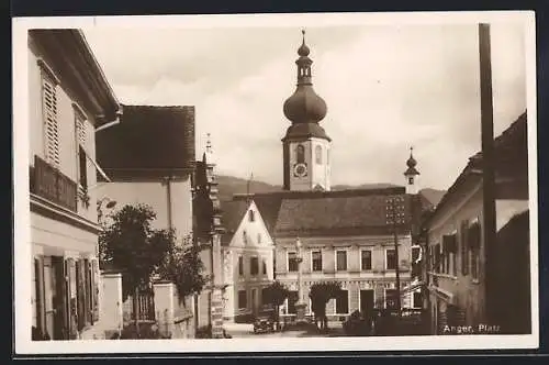 AK Anger, Platz mit Kirche