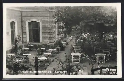 AK Bad Gleichenberg Terrasse vom Kurkaffee