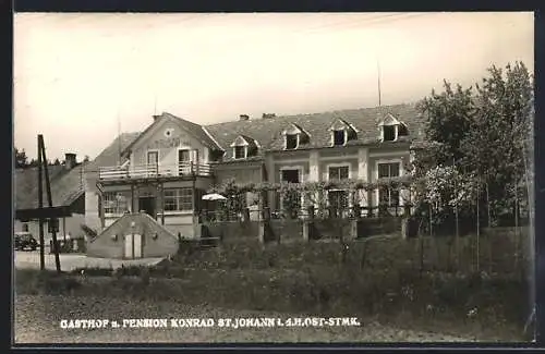 AK St. Johann i. d. H., Gasthof und Pension Konrad