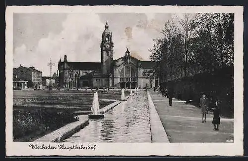 AK Wiesbaden, Anlagen am Bahnhof