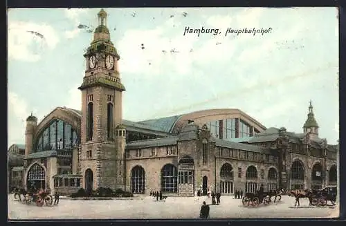 AK Hamburg-St.Georg, der neue Centralbahnhof