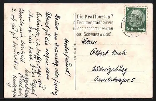 AK Stuttgart, Hauptbahnhof mit Strassenbahn