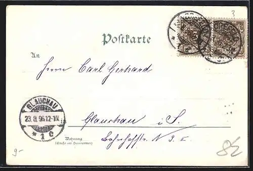 AK Crefeld, Postamt, Karl Wilhelm Denkmal, Marienkirche