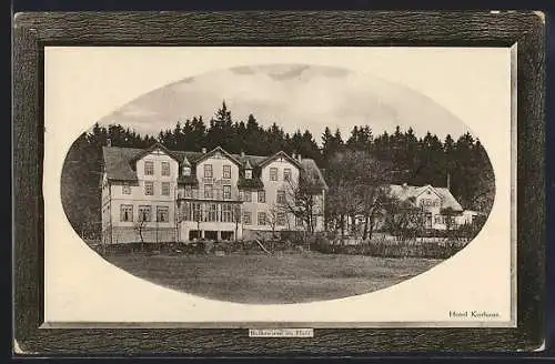 Präge-AK Bockswiese im Harz, Blick aufs Hotel Kurhaus v. Karl Immenroth