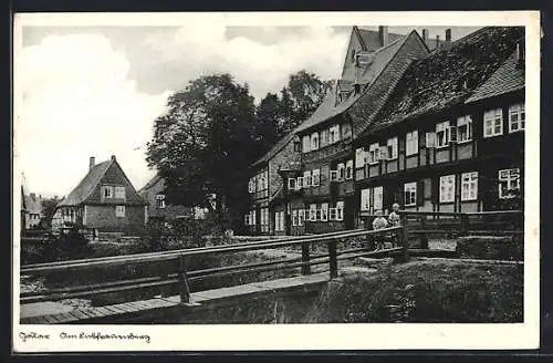 AK Goslar, Strasse am Liebfrauenberg