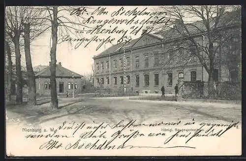 AK Nienburg a. W., Königl. Baugewerbeschule