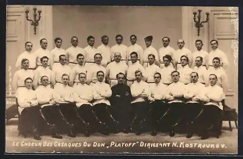 AK Le Choeur des Cosaques du Don Platoff, Dirigeant N. Kostrjukov