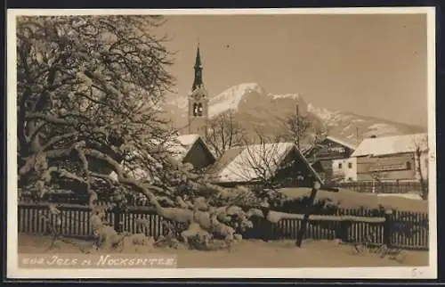 AK Igls, Teilansicht gegen die Nockspitze