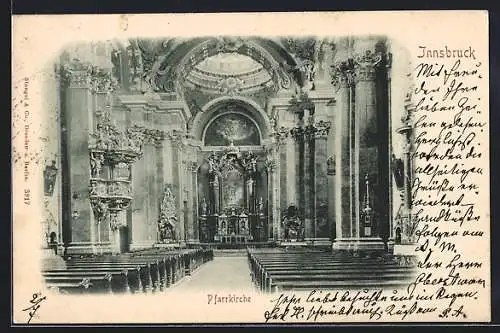 AK Innsbruck, Inneres der Pfarrkirche