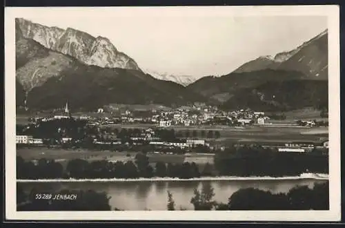 AK Jenbach, Totalansicht über den Fluss