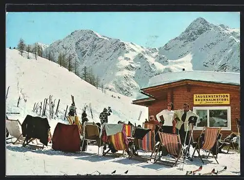 AK St. Jakob i. Defereggental, Jausenstation Brunnalmstübl an der Skipiste