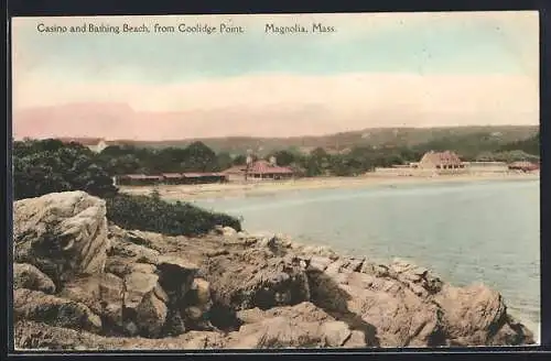 AK Magnolia, MA, Casino and Bathing Beach from Coolidge Point