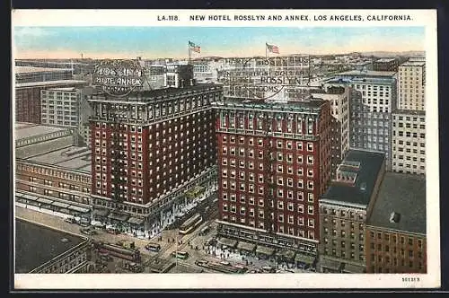 AK Los Angeles, CA, New Hotel Rosslyn and Annex