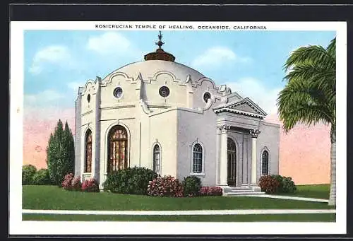 AK Oceanside, CA, Rosicrucian Temple of Healing