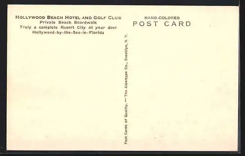 AK Hollywood-by-the-Sea, FL, Hollywood Beach Hotel and Golf Club