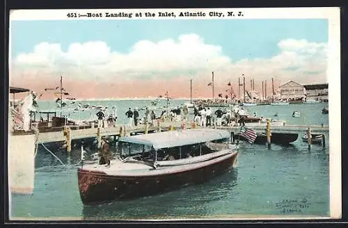 AK Atlantic City, NJ, Boat Landing at the Inlet