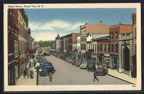 AK Penn Yan, NY, Main Street