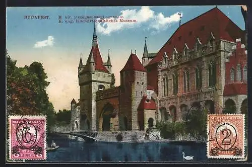 AK Budapest, K. ung. landwirtschaftliches Museum