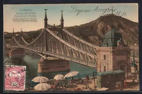 AK Budapest, Franz-Josefs-Brücke