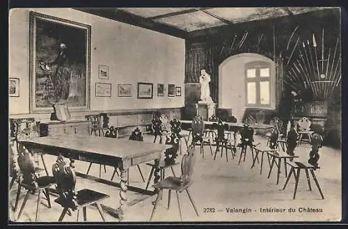 AK Valangin, Intérieur du château