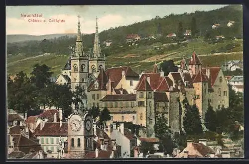 AK Neuchatel, Chateau et Collégiale