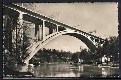 AK Bern, Die neue Eisenbahnbrücke