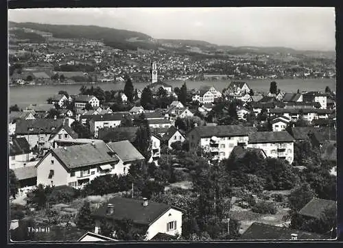 AK Thalwil, Ortsansicht gegen den See