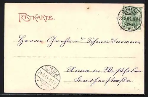 AK Goslar a. Harz, Hotel - Kuranstalt Theresienhof und Herzbergthal