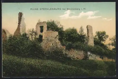 AK Stecklenberg i. H., Ruine Stecklenburg