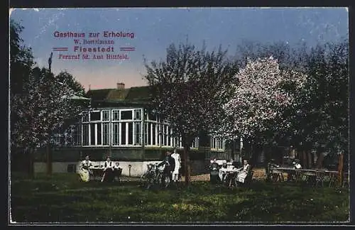 AK Fleestedt, Gasthaus zur Erholung W. Bostelmann