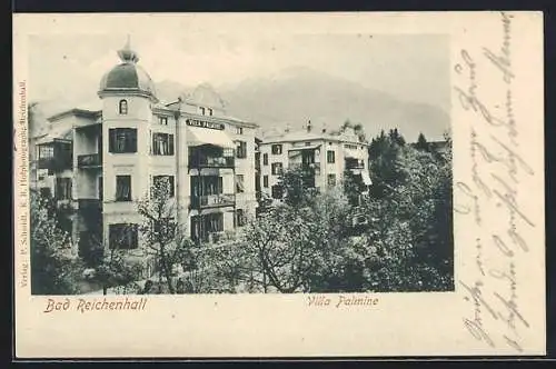 AK Bad Reichenhall, Hotel Villa Palmine