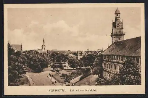 AK Wolfenbüttel, Blick auf den Schlossplatz