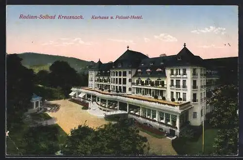 AK Kreuznach, Kurhaus und Palast-Hotel