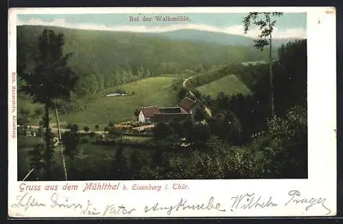 AK Mühlthal i. Thür., Partie bei der Walkmühle