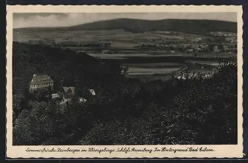 AK Steinbergen im Wesergebirge, Schloss Arensburg und Bad Eilsen