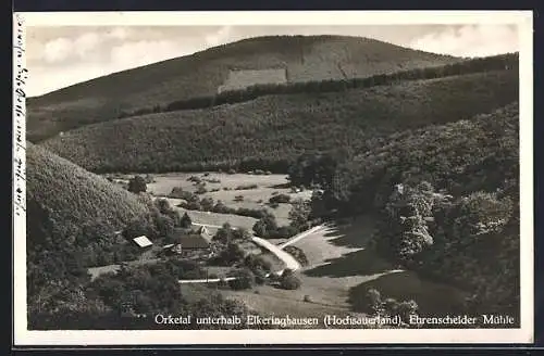 AK Elkeringhausen /Hochsauerland, Orketal mit Ehrenscheider Mühle