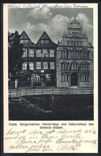 AK Stade, Bürgermeister Hintze-Haus und Geburtshaus des General Göben