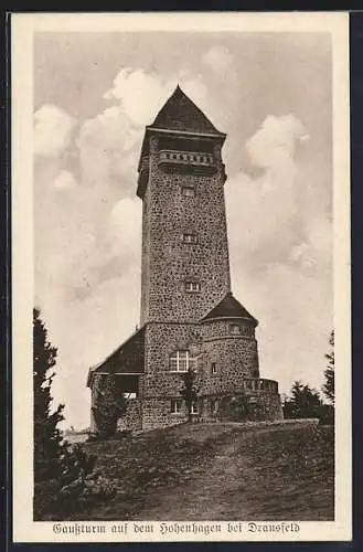 AK Dransfeld, Gaussturm auf dem Hohenhagen