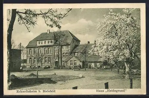 AK Eckardtsheim b. Bielefeld, Hotel Haus Heidegrund