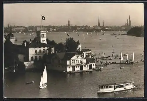 AK Hamburg-Uhlenhorst, Fährhaus und Aussenalster